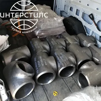 Стальной тройник равнопроходной 76 мм 10 мм 09Г2С ГОСТ 17376-2001 купить в Магадане